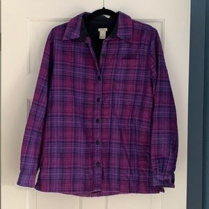 Fleece Lined L.L.Bean Flannel